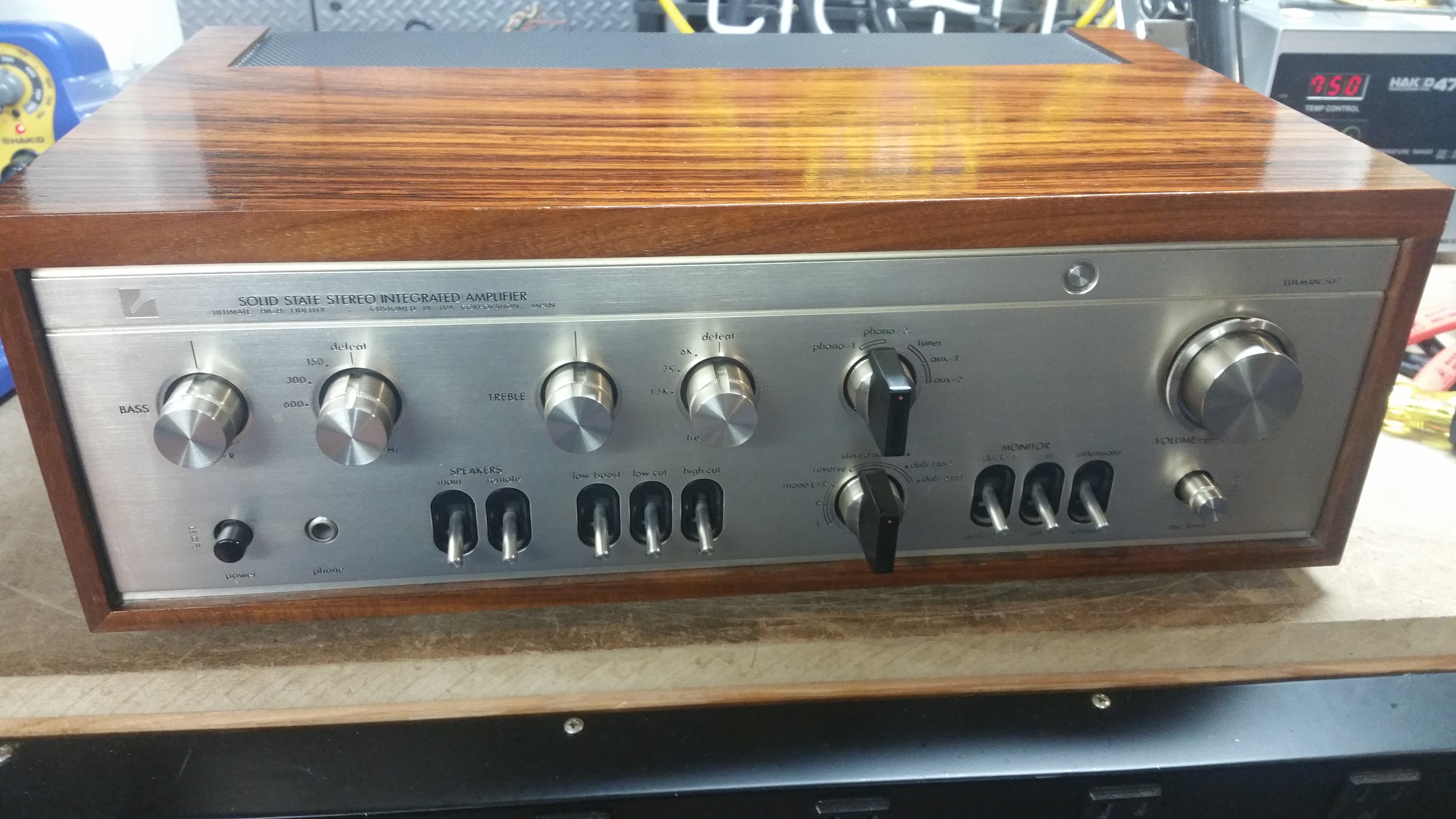 John's Luxman L-507 Integrated Amp Restoration – Hudson Valley HiFi