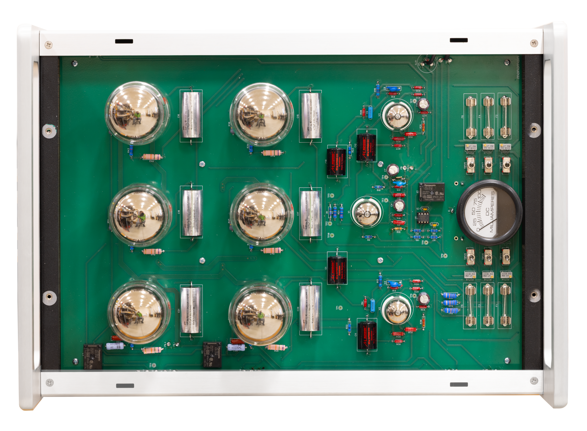 Rogue Audio M-250 Ultra Tube Monoblock Amplifiers (Pair), interior