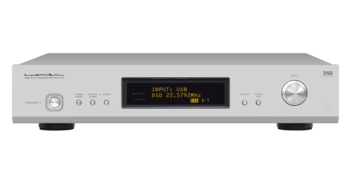 Luxman DA-07X USB DAC front