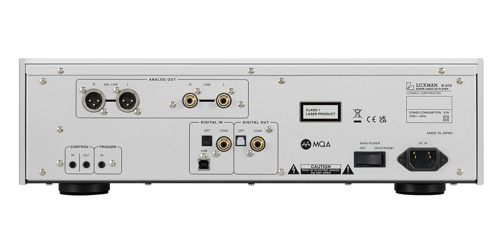 Luxman D-07X SACD Player / DAC second view