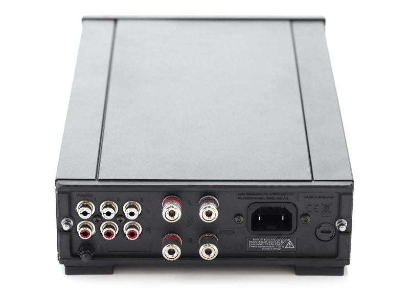 Rega io Integrated Amplifier, rear panel