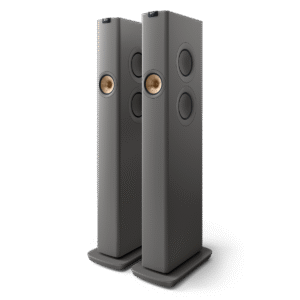 KEF LS60 Wireless Speakers (Pair) in Titanium Grey