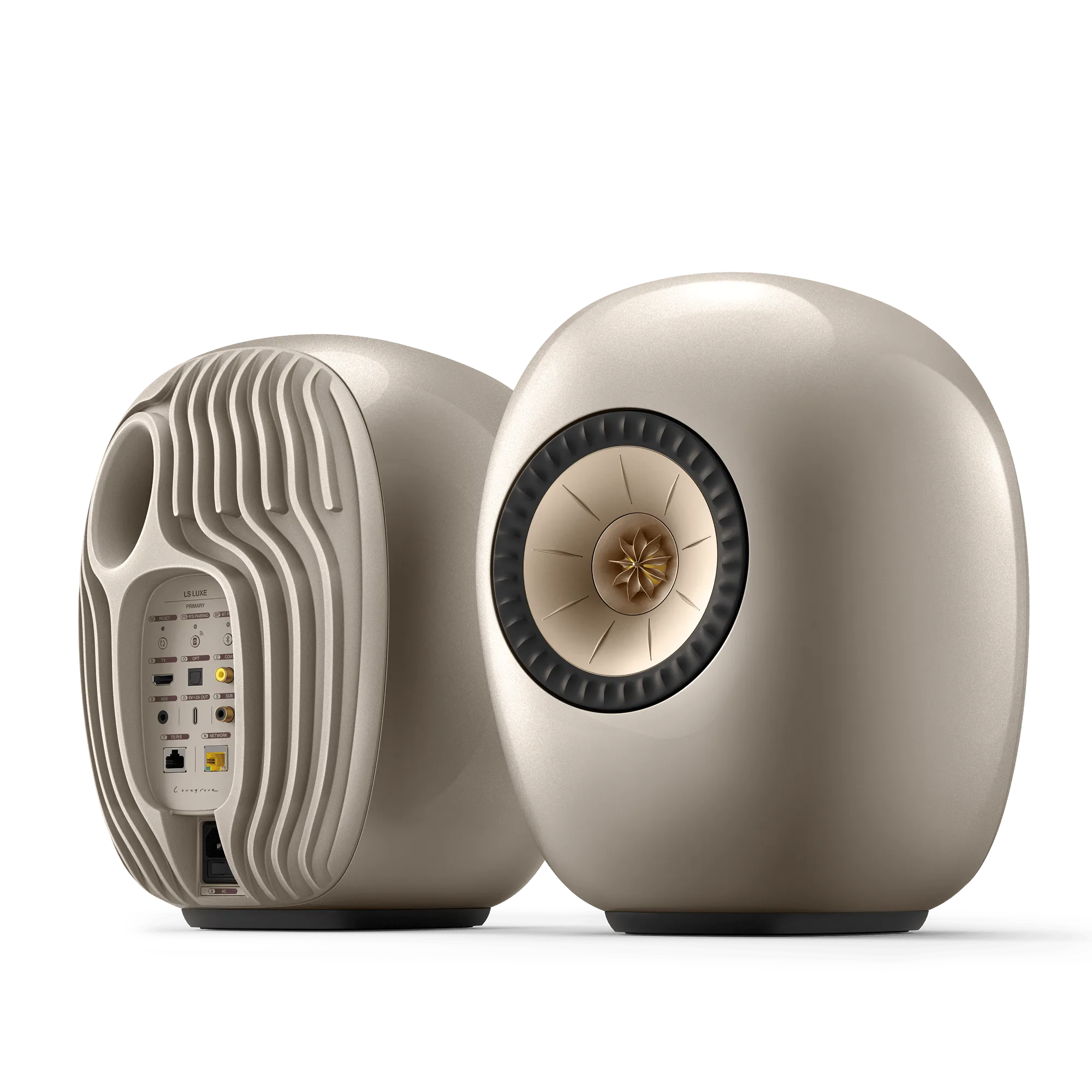 KEF LS LUXE Wireless Speakers (Pair) in Dusk Titanium
