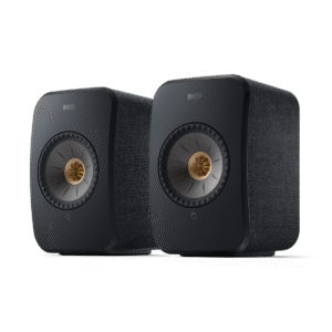 KEF LSX II Wireless Speakers (Pair) in Carbon Black
