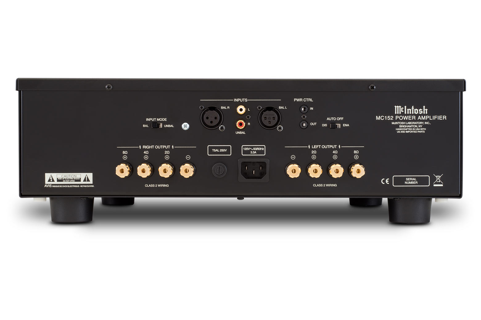 McIntosh MC152 Stereo Power Amplifier second view