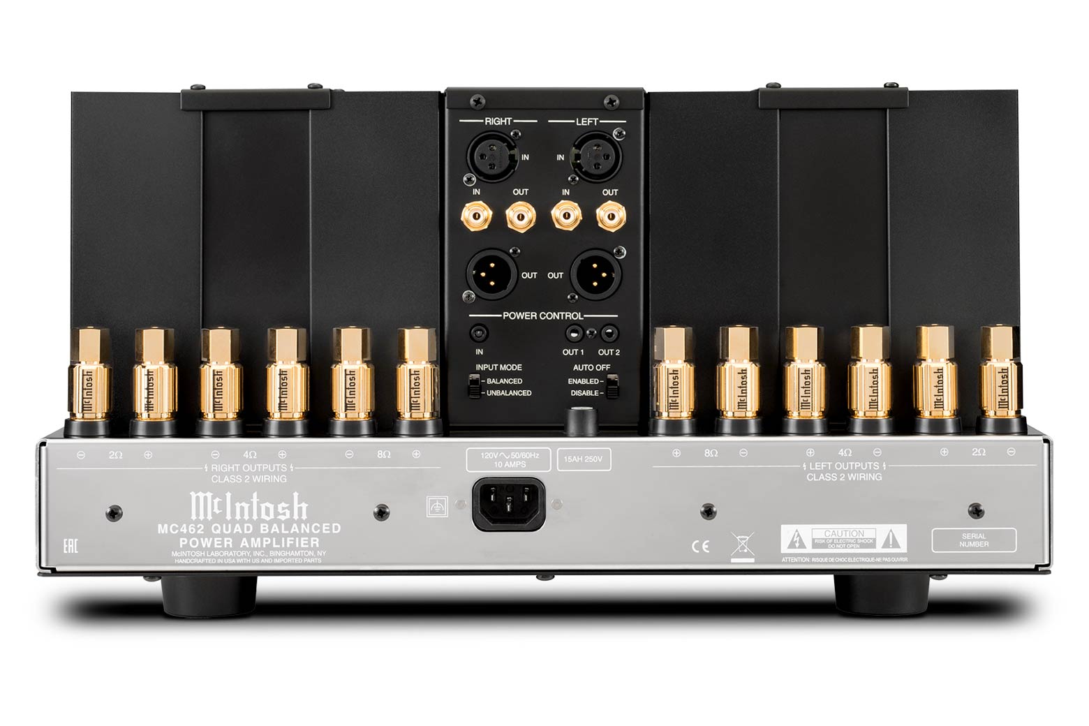 McIntosh MC462 Quad Balanced Stereo Power Amplifier second view
