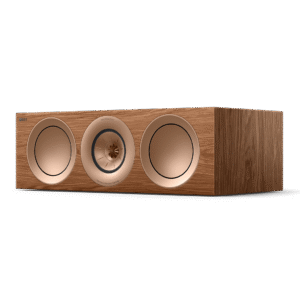 KEF R6 Meta Center Channel Speaker in Walnut