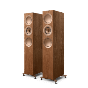 KEF R7 Meta Floorstanding Speakers (Pair) in Walnut