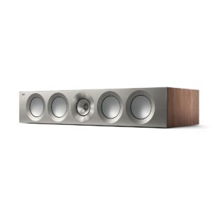 KEF Reference 4 Meta Center Channel Speaker in Satin Walnut/Silver