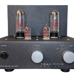 Tsakiridis Devices Icarus integrated amplifier, front view